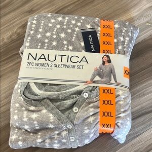 Nautica Women's Gray Star Sleepwear Set